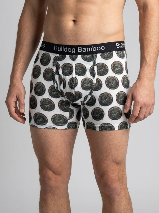 Bamboo Boxers single pack (Bulldog logo)
