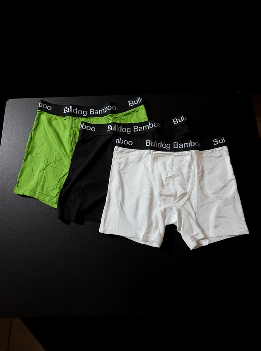 Bamboo Boxers 5 pack (plain) BUY 1 PACK GET 1 PAIR FREE PLAIN-RANDOM COLOUR
